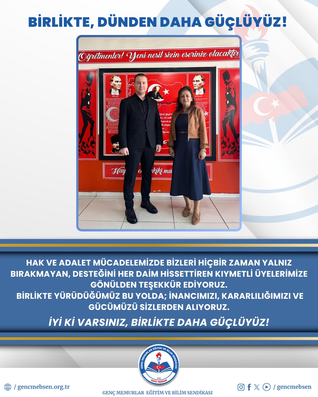 Yeni Üyelerimizle Hak ve Adalet Mücadelemizde Birlikte Daha Güçlüyüz